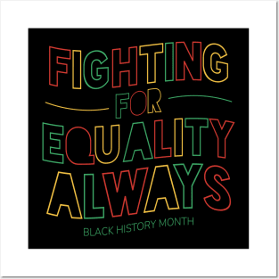 Equality Fight Colorful Creed Posters and Art